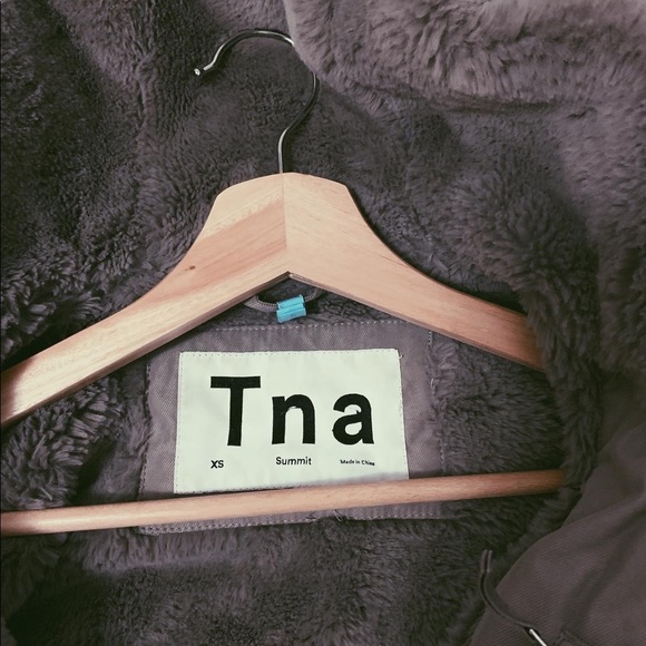 XS modern-taupe tna summit goose-down parka - Picture 2 of 3